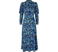 Joe Browns Joe Browns Blue Petite High-Neck Frill Jersey Midi Dress Blue EU 42 Petite (UK 14 P)