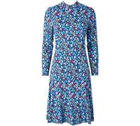 Joe Browns Joe Browns Blue Printed High Neck Mini Dress Blue 10