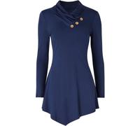 Joe Browns Joe Browns Blue Shawl Neck Asymmetric Top