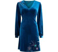 Joe Browns Joe Browns Blue Stretchy Velvet Sequin Dress Blue 16