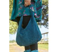 Joe Browns Joe Browns Blue Suede Fastened Boho Suede Bag