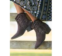 Joe Browns Joe Browns Brown Embellished Suede Boots