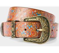 Joe Browns Joe Browns Brown Flora Leather Printed Belt