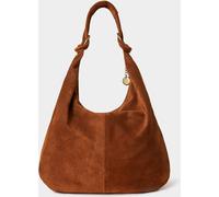 Joe Browns Joe Browns Brown Knotted Italian Suede Winter Hobo Bag