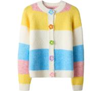 Joe Browns Joe Browns Cream Lola Flower Button Stripe Cardigan