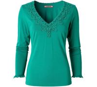 Joe Browns Joe Browns Green Button Detail Jersey Top