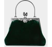 Joe Browns Joe Browns Green Detachable Chain Velvet Bag