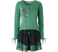 Joe Browns Joe Browns Green Floral Embroidered Winter Tunic