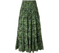 Joe Browns Joe Browns Green Floral Tiered Maxi Skirt Green 12