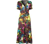 Joe Browns Joe Browns Green Floral V-Neck Midi Dress Green 38