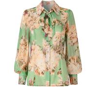 Joe Browns Joe Browns Green Olivia Printed Blouse With Detachable Tie