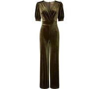 Joe Browns Joe Browns Green Velour Straight leg Jumpsuit