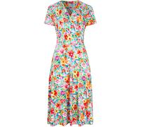 Joe Browns Joe Browns Orange Joyful Floral Jersey Dress Orange 42