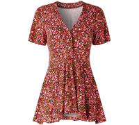 Joe Browns Joe Browns Pink Diana Ditsy Jersey longline Top