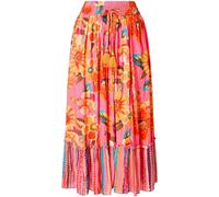 Joe Browns Joe Browns Pink Elena Border Hem Maxi Skirt Pink EU 44 (UK 16)