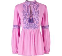 Joe Browns Joe Browns Pink Essential Embroidered Summer Tunic Top