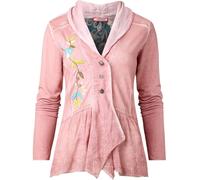 Joe Browns Joe Browns Pink Floral Embroidered Jersey shirt Pink EU 42 (UK 14)