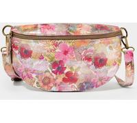 Joe Browns Joe Browns Pink Metallic Floral Leather Bum Bag
