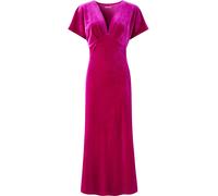 Joe Browns Joe Browns Pink V-Neck Stretchy Velour Dress Pink 38