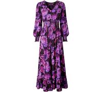Joe Browns Joe Browns Purple Floral Print Jersey Maxi Dress Purple EU 36 (UK 8)
