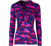 Joe Browns Joe Browns Purple Retro Geo Twist-Front Top