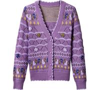 Joe Browns Joe Browns Purple V-Neck Floral Cardigan