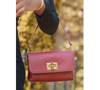 Joe Browns Joe Browns Red Bamboo Style Closure Mini Leather Bag