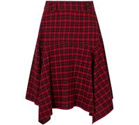 Joe Browns Joe Browns Red Check Knee Length Skirt Red 42