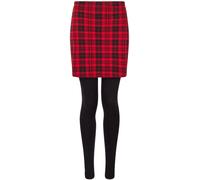 Joe Browns Joe Browns Red Check Print Skirted Leggings