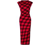 Joe Browns Joe Browns Red Flocked Check Bodycon Dress Red 42