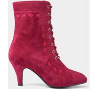 Joe Browns Femme Flower Embroidered Ankle Boots Bottine, Rouge, 38 EU