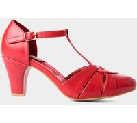 Joe Browns Joe Browns Red Rumba Vintage Style Heels Shoes Red EU 38 (UK 5)