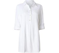 Joe Browns Joe Browns White Linen Blend Longline Blouse