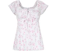 Joe Browns Joe Browns White Prettiest Ditsy Top