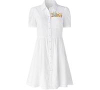 Joe Browns Joe Browns White Spring Meadows Embroidered Cotton Dobby Dress White EU 42 (UK 14)
