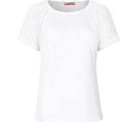Joe Browns Joe Browns White Suzie Lace Sleeve T-Shirt