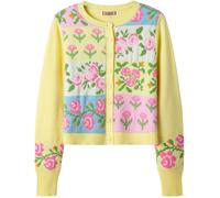 Joe Browns Joe Browns Yellow Felicity Patchwork Floral Cardigan