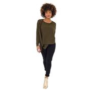 Joe Browns Multiway Waterfall Cardigan, Kaki foncé, L Femme
