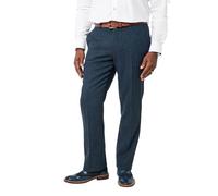 Joe Browns Navy Herringbone Smart Trousers Pantalon de Costume, Bleu Marine, 44 Homme