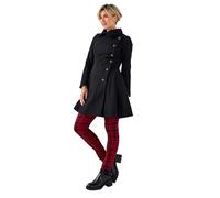 Joe Browns Oversized Collar Versatile Black Coat Manteau, Noir, 42 Femme