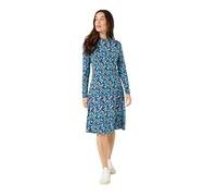 Joe Browns Printed High-Neck Jersey Mini Dress Robe, Bleu, 34 Femme