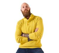 Joe Browns Ribbed Hem Acid Wash Funnel Knit Top Chandail, Vert, S Homme