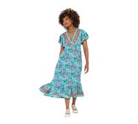Joe Browns Boho Border Print Maxi Dress Robe, Bleu, 38 Femme