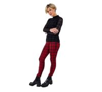 Joe Browns Slim Fit Check Mesh Jersey Top Blouse, Noir, 46 Femme