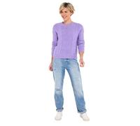 Joe Browns Soft Lilac Cable Detail Jumper Pull, Lilas, 42 Femme