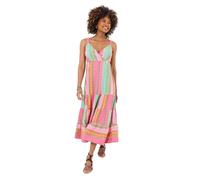 Joe Browns Striped Maxi Dress Robe, Rose, 42 Femme