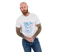 Joe Browns Summer Surfboard Graphic T-Shirt, Blanc, M Homme