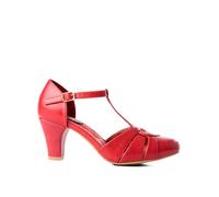 Joe Browns Talons en T Vintage pour Femme, Rouge, 41 EU