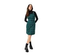 Joe Browns Tartan Check Pinafore Mini Dress Robe, Vert, 40 Femme