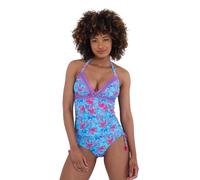Joe Browns Tropical Floral Halterneck Tankini Top Haut, Multicolore Azur, 40 Femme